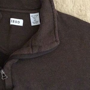 IZOD 1/4 zip pull over